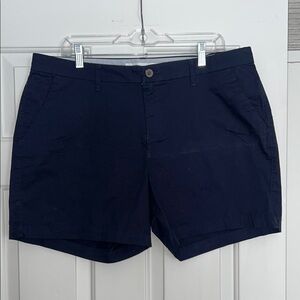 Old Navy Blue Bermuda Shorts Classic Cotton Style
